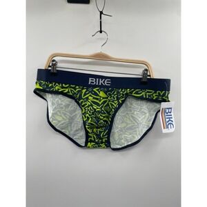 Bike Athletic Underwear Men's 2XL Flower Party Stretch Elastic Waist Brief NWT